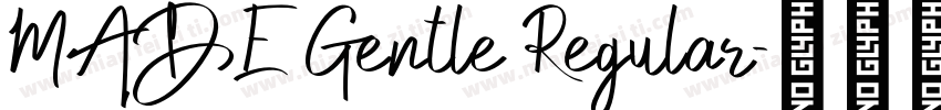 MADE Gentle Regular字体转换